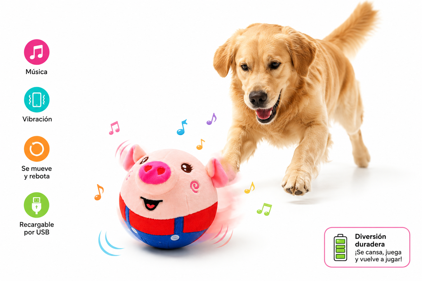 Juguete interactivo para mascotas